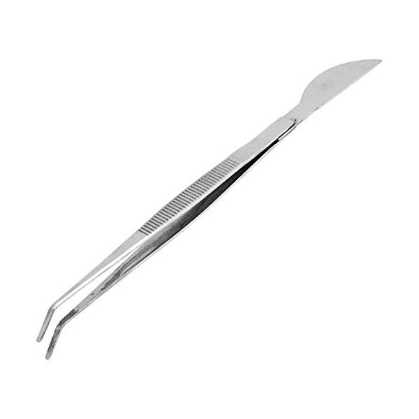 銀/ヘラ付き/22cm・Color:銀Size:ヘラ付き・パッケージ個数:1・用途:観葉植物などのメンテナンスツール・特徴:ガーデニングや雑草、枯葉、虫取りなど隅ずみのお手入れに最適・仕様:ヘラ付・サイズ:幅約35×高さ約220×奥行約10...