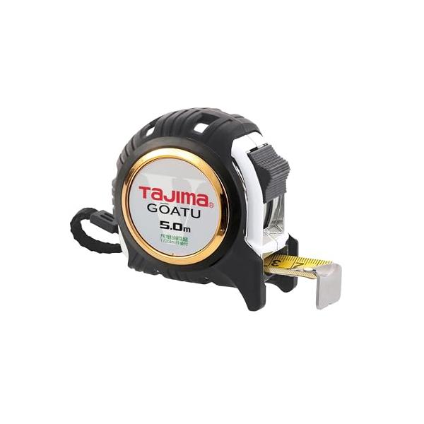 Black/長さ5 m/GAGL2550S・パッケージ個数:1・ABSボディをスリットを刻んだアーマードケースでカバー。万一の落下などの衝撃から本体を守ります。爪を保護するフックガードバンパー付。・テープ長さ5m、剛厚 スチールテープ、テー...