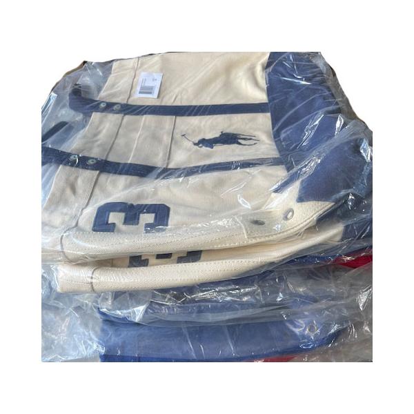 �|���E�����t���[���� Polo Ralph Lauren Tote Bag �W�b�v �g�[�g�o�b�O �r�b�O�|�j�[ BLUE ���i�摜5