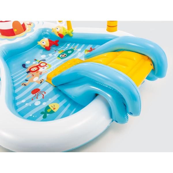 INTEX �r�j�[���v�[�� �q���p ���ׂ��t�� �t�B�b�V���O�t�@���v���C�Z���^�[ �ƒ�p�v�[�� �r�j�[���v�[��/�����/����/�q���p ���i�摜2