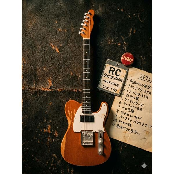 ミニチュア ギター　フェンダー　テレキャス  忌野清志郎　FENDER　ESQUIRE  特注品