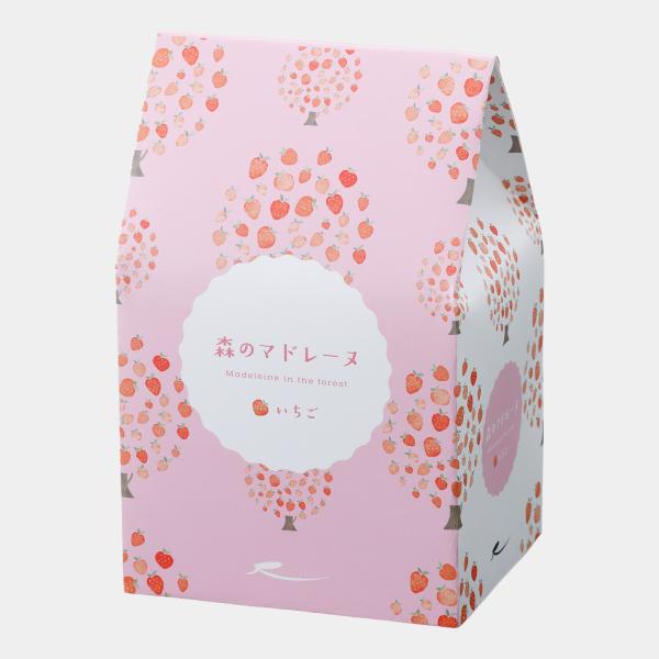 ラグノオ 森のマドレーヌいちご 3個入 焼き菓子 いちご さわやか
