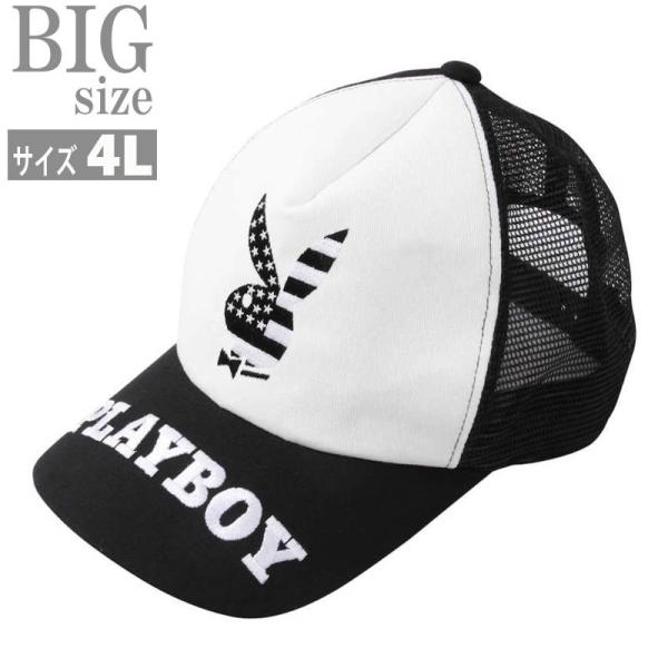 PLAYBOY メッシュキャップ　総柄 61jxIPPQweL.jpg