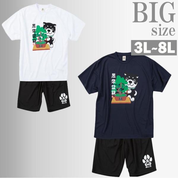 WEIRDOサーマルポケットTシャツ&ハーフパンツセットアップ Tシャツ ハーフパンツ 上下 セットアップ 大きいサイズ メンズ 黒柴印