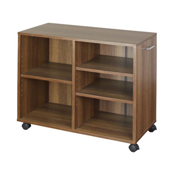 本棚 マガジンラック キャスター付き おしゃれ 北欧 安い 収納 整理 棚 ラック 大容量 子供 絵本 コンパクト 幅78 奥行38 高さ64cm ブラウン Ds ラグのラボ 通販 Yahoo ショッピング