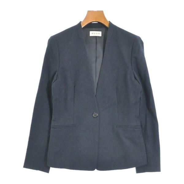 【新品未使用】PLST プラステ（XXL）ノーカラージャケット タグ付き PLST（プラステ） ノーカラージャケット レディース 中古 古着