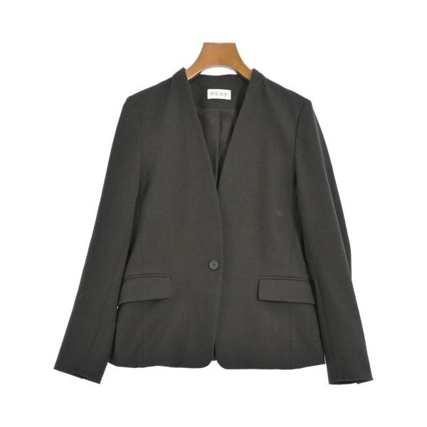 【新品未使用】PLST プラステ（XXL）ノーカラージャケット タグ付き PLST（プラステ） ノーカラージャケット レディース 中古 古着