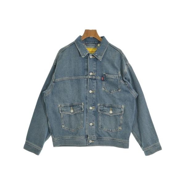 美品 Levi's RED デニムジャケット レザー袖 XSサイズ Levi's RED デニムジャケット レディース リーバイスレッド 中古 古着
