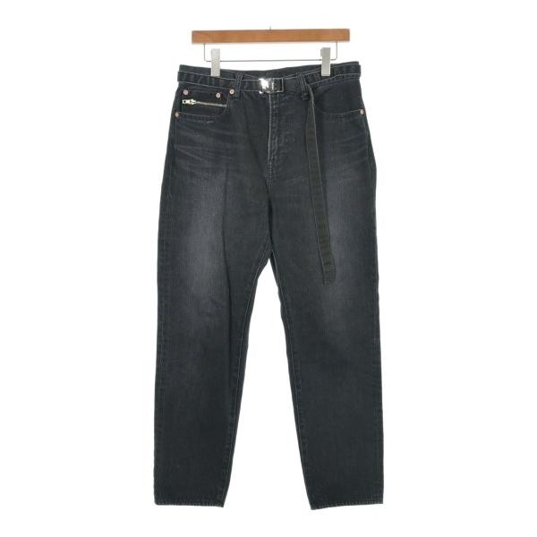 sacai サカイ コットン×ポリウレタン デニムパンツ　2サイズ(M)　中古 sacai（サカイ） デニムパンツ メンズ 中古 古着 : RAGTAG Online Shop