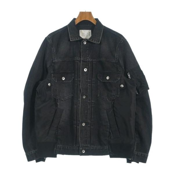 中古美品　ブラックデニムジャケット　Gジャン　イカイ　サイズ44　 sacai（サカイ） デニムジャケット メンズ 中古 古着 : RAGTAG Online