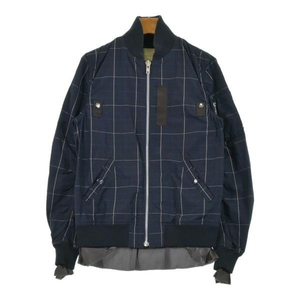 sacai サカイ ブルゾン（その他） 紺x黄 XXS 0357925J0084 sacai ブルゾン（その他） メンズ サカイ 中古 古着 : RAGTAG