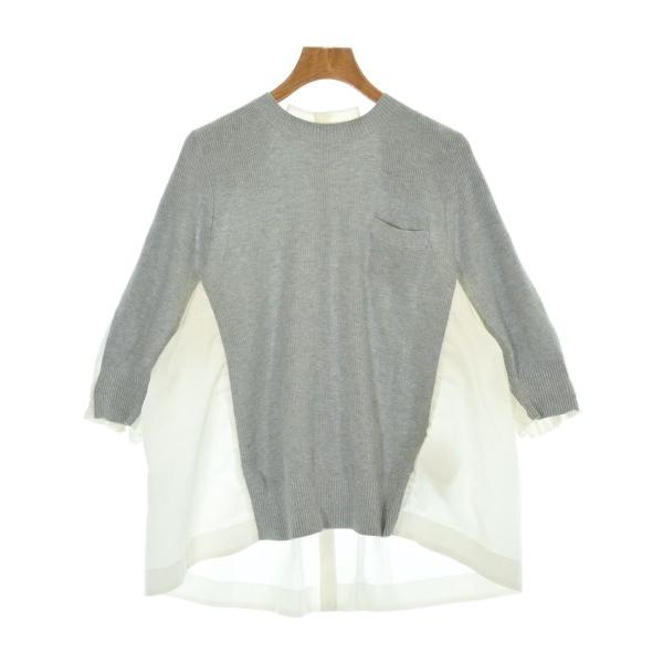 sacai サカイ ブラウス S グレー 【古着】【中古】【送料無料】 sacai（サカイ） ブラウス レディース 中古 古着 : RAGTAG Online Shop
