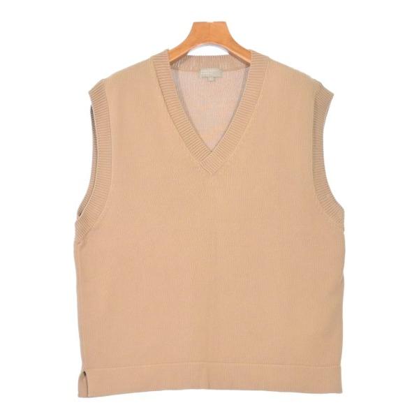 MARGARET HOWELL ベスト MARGARET HOWELL（マーガレットハウエル）の「CARDIGAN STETCH COTTON