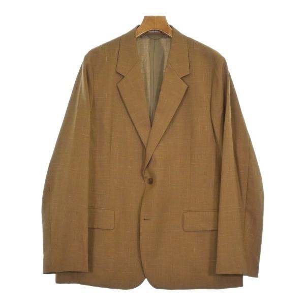 【未使用】オーラリー テーラードジャケット シルクウールリネン メンズ 5 AURALEE（オーラリー） テーラードジャケット メンズ 中古 古着