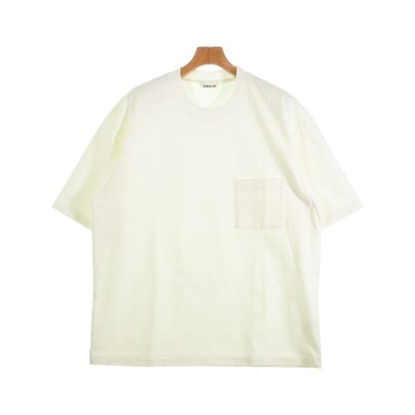 AURALEE オーラリー Tシャツ・カットソー 茶 0489925J0105 AURALEE（オーラリー）Tシャツ・カットソー 茶 サイズ:5(L位