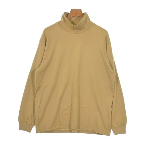 AURALEE オーラリー Tシャツ・カットソー S ベージュ 【古着】【中古】【送料無料】 AURALEE - AURALEE オーラリー Tシャツ・カットソー S 緑 【古着