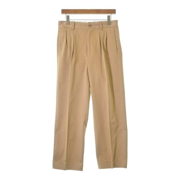 春コーデ◇ブラミンク美品 ストレートパンツ ベージュ 36 BLAMINK