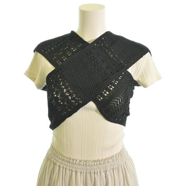 美品 leinwande ラインヴァンド リボン カーディガン ニット セーター Ribbon Tie Cardigan/Green | leinwände | ラインヴァンドの公式