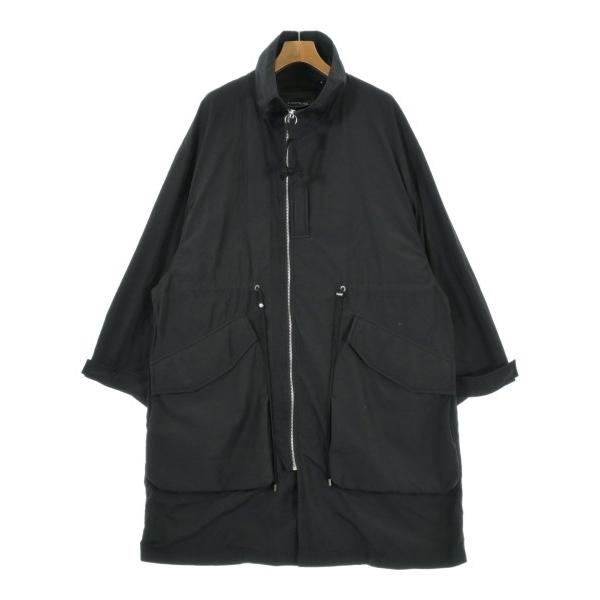 ALMOSTBLACK オールモストブラック モッズコート メンズ 【古着】【中古】 ALMOSTBLACK（オールモストブラック） モッズコート メンズ 中古 古着