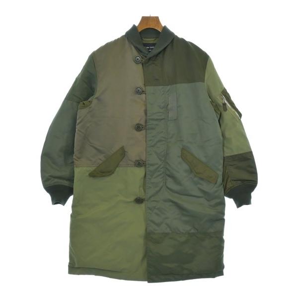【レア】コムデギャルソン コム・デ・ギャルソン オム ダークグリーン コート COMME des GARCONS HOMME ダウンコート メンズ コムデギャルソンオム