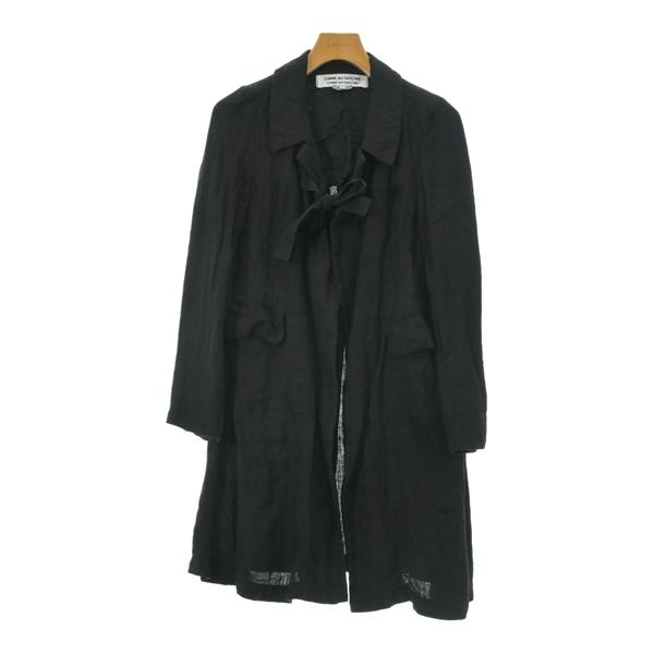 コムデギャルソン コート 裏起毛 COMME des GARCONS 黒 COMME des GARCONS HOMME [ コムデギャルソン オム] 2024FW 3rd