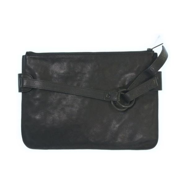 yohji yamamoto POUR HOMME クラッチバッグ  黒 【古着】【中古】【送料無料】 Yohji Yamamoto POUR HOMME クラッチバッグ メンズ ヨウジヤマモト