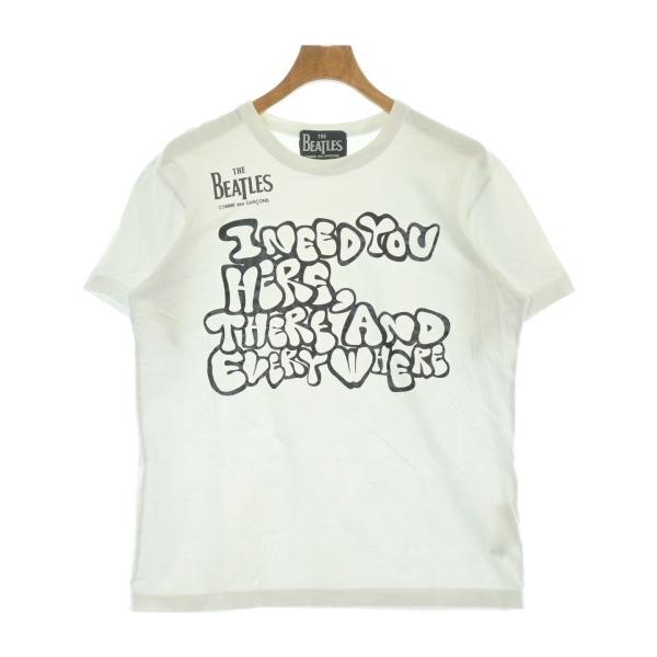 COMME des GARCONS Tシャツ・カットソー -(S位) 【古着】【中古】 COMME des GARCONS - COMME des GARCONS Tシャツ・カットソー M 白