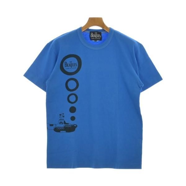 COMME des GARCONS Tシャツ・カットソー M 紺 【古着】【中古】【送料無料】 COMME des GARCONS - COMME des GARCONS Tシャツ・カットソー M 紺