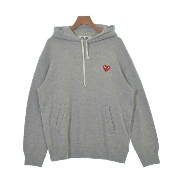 PLAY COMME des GARCONS パーカー M 黒 【古着】【中古】【送料無料】 プレイコムデギャルソン PLAY COMME des GARCONS ハート刺繍 パーカー