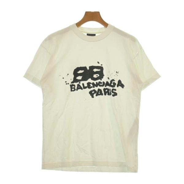 BALENCIAGA バレンシアガ Tシャツ・カットソー L 白 【古着】【中古】【送料無料】 中古・古着通販】BALENCIAGA (バレンシアガ) バスケットシリーズモック