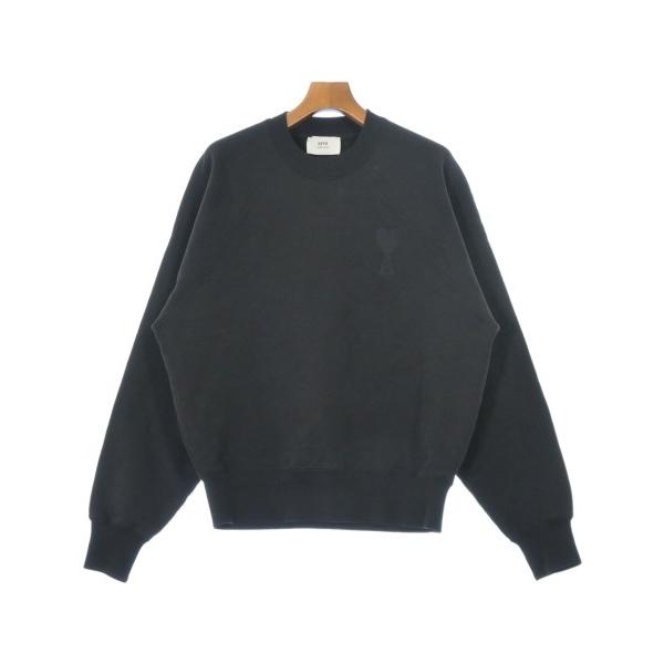 ami アミ スウェット M 黒xアイボリー 【古着】【中古】 ami - ami アミ スウェット M 黒xアイボリー 【古着】【中古】の通販