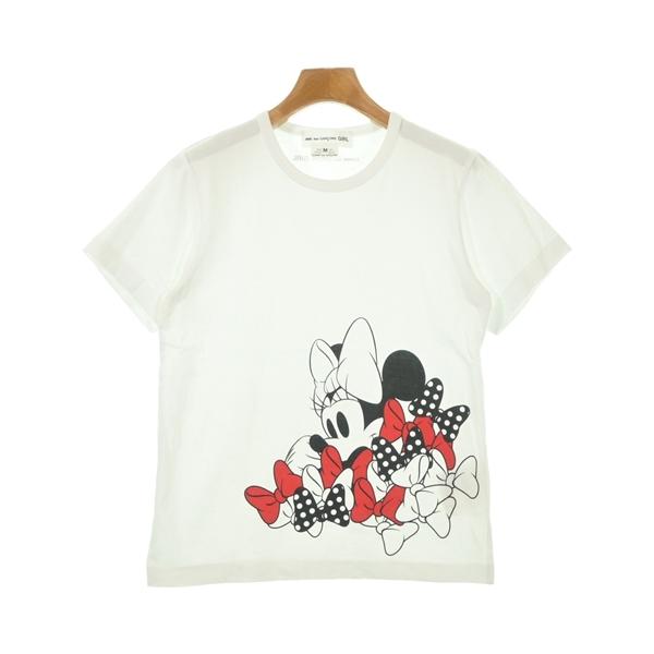 COMME des GARCONS GIRL Tシャツ・カットソー L 白 【古着】【中古】【送料無料】 COMME des GARCONS GIRL COMME des GARCONS GIRL Tシャツ・カットソー