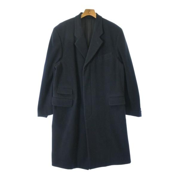 コムデギャルソンHOMME DEUXブラック チェスターコート M COMME des GARCONS HOMME DEUX チェスターコート メンズ