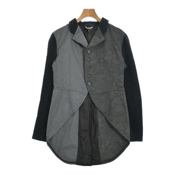 BLACK COMME des GARCONS カジュアルジャケット メンズ ブラック