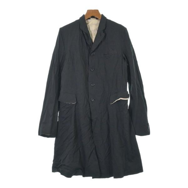 BLACK COMME des GARCONS ステンカラーコート レディース ブラック