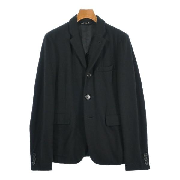 コムデギャルソン！ 超美品！未使用！　 シースルーブラックテーラードジャケット BLACK COMME des GARCONS テーラードジャケット メンズ ブラック