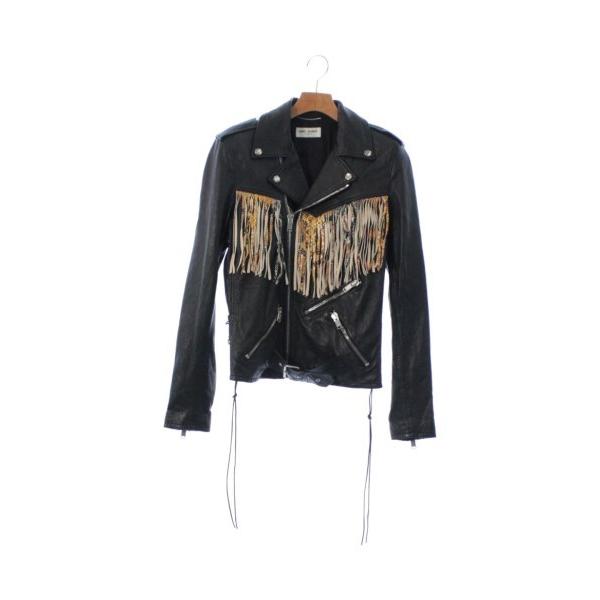 Saint Laurent Paris ライダース メンズ サンローラン パリ 古着-