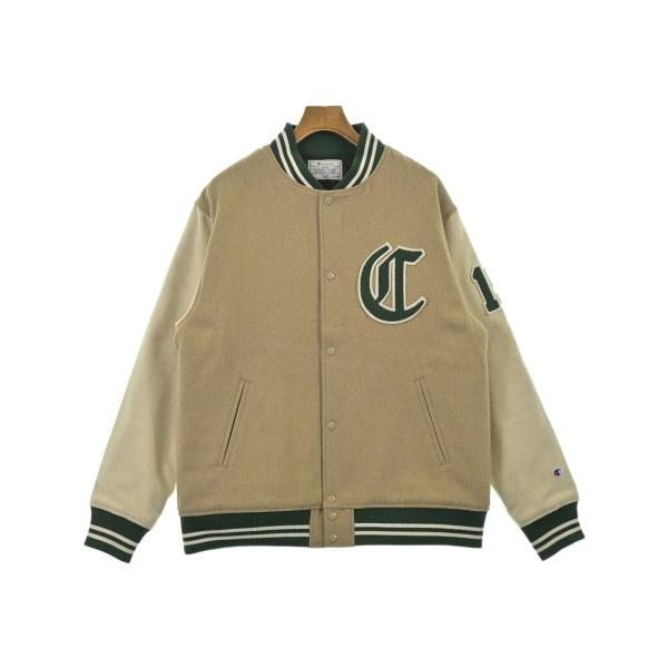 Champion スタジャン ブラック/ブラウン L スタジャン/L/ウール