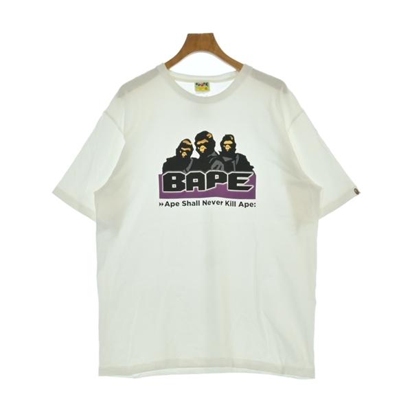 A BATHING APE ロゴ Tシャツ 130cm 値下げ即売り可能 A BATHING APE 新品 エイプ TIGER SHARK KATAKANA TEE Tシャツ