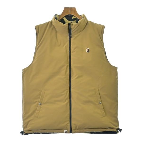 A BATHING APE ダウンジャケット/ダウンベスト L 【古着】【中古】 A BATHING APE（アベイシングエイプ） ダウンジャケット/ダウンベスト