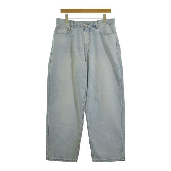 uniform experiment デニムパンツ L グレー 【古着】【中古】【送料無料】 uniform experiment デニムパンツ メンズ ユニフォーム