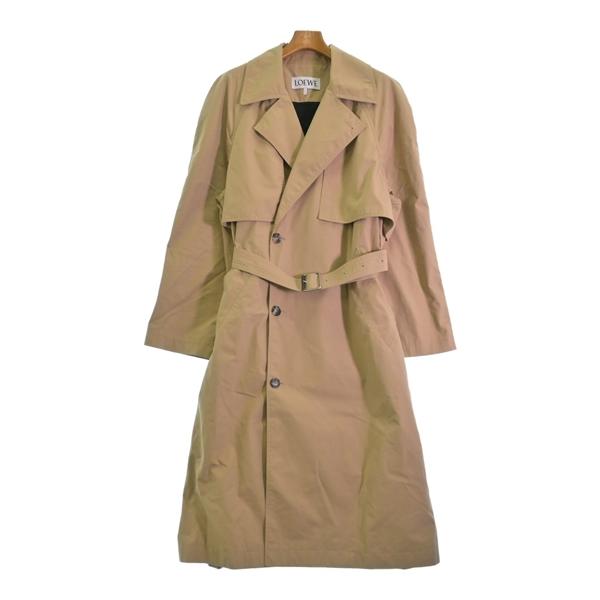 本物 LOEWE ロエベ スエード ジャケットコート茶 本物 LOEWE ロエベ スエード ジャケットコート茶 本物 LOEWE