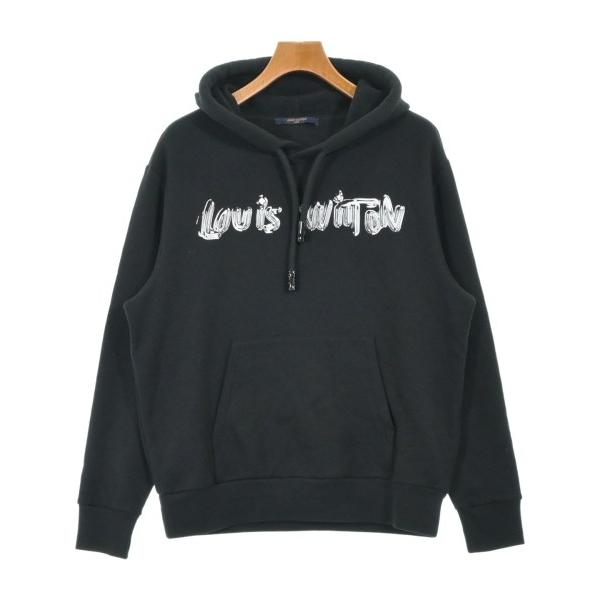 LOUIS VUITTON ブラック パーカー L LOUIS VUITTON（ルイ・ヴィトン） パーカー メンズ 中古 古着 : RAGTAG