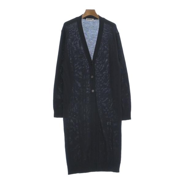 JIL SANDER ジルサンダー カーディガン L 黒 【古着】【中古】【送料無料】 JIL SANDER + カーディガン レディース ジルサンダープラス 中古 古着