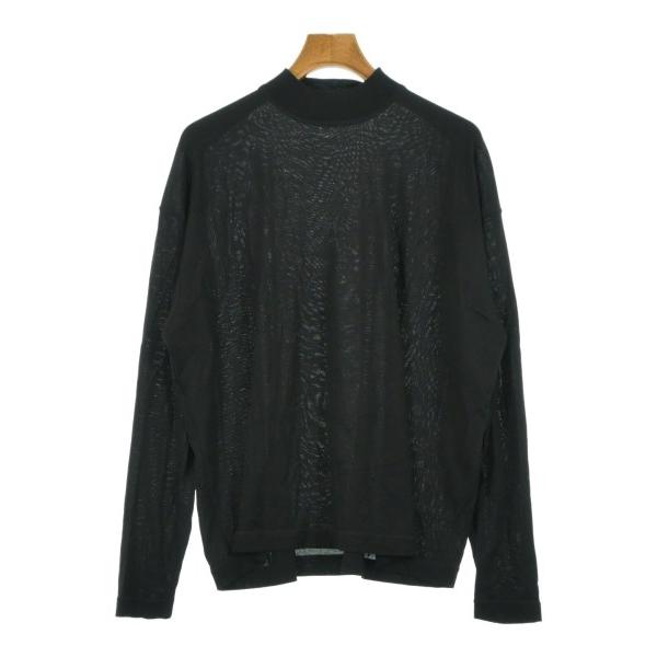 JIL SANDER ジルサンダー ニット・セーター M 黒 【古着】【中古】【送料無料】 JIL SANDER（ジルサンダー） ニット・セーター メンズ 中古 古着