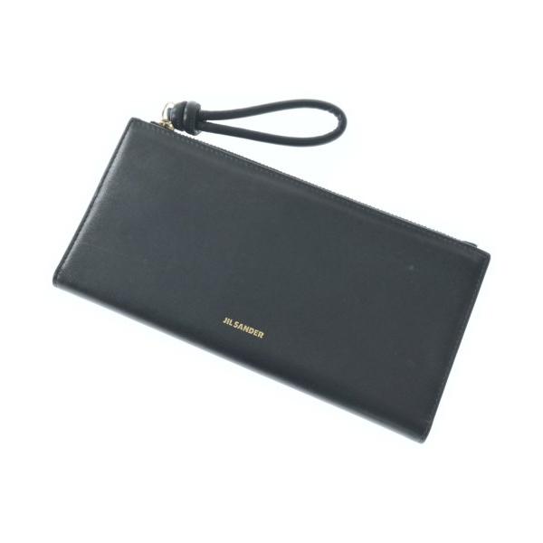 JIL SANDER ジルサンダー 財布・ケース  黒 【古着】【中古】【送料無料】 JIL SANDER（ジルサンダー） 財布・コインケース レディース 中古 古着