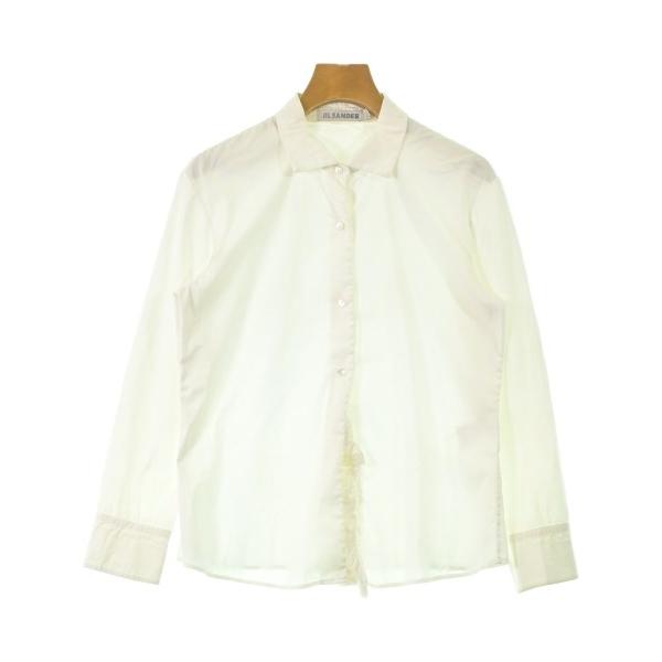 レディース イタリア製 JIL SANDER ボトム フリル ブラウス / ジルサンダー