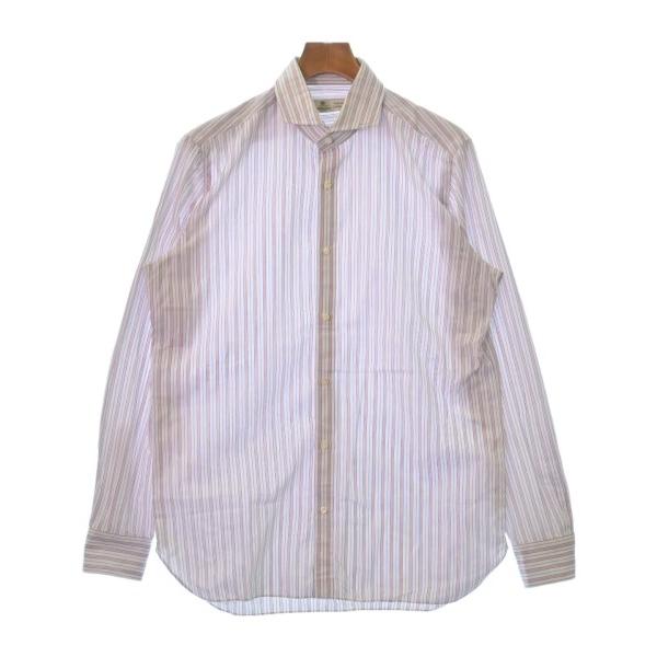 LUIGI BORRELLI ルイジボレッリ カジュアルシャツ メンズ 【古着】【中古】 LUIGI BORRELLI（ルイジ ボレッリ） カジュアルシャツ メンズ