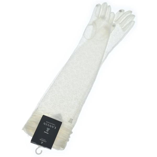 ランバン　ロング手袋　中古美品 LANVIN COLLECTION 手袋 レディース ランバンコレクション 中古 古着