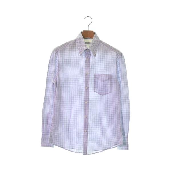 美品！BRUNELLO CUCINELLI ブルネロクチネリ シャツ L BRUNELLO CUCINELLI ブルネロクチネリ ストライプシャツ L メンズ